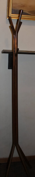 pipe coat rack